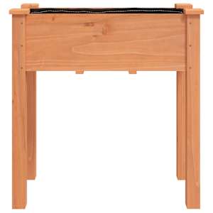 Truhlík s vložkou hnědý 71 x 37 x 76 cm masivní jedlové dřevo - obrázek 4