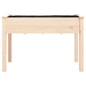 Truhlík s vložkou 118 x 59 x 76 cm masivní jedlové dřevo - obrázek 4