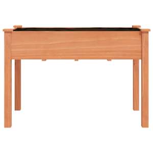 Truhlík s vložkou hnědý 118 x 59 x 76 cm masivní jedlové dřevo - obrázek 4