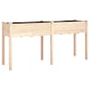 vidaXL voodriga taimelava, 161 x 45 x 76 cm, nulupuit