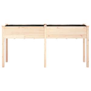 Truhlík s vložkou 161 x 45 x 76 cm masivní jedlové dřevo - obrázek 4