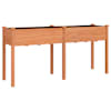 vidaXL voodriga taimelava, pruun, 161 x 45 x 76 cm, nulupuit