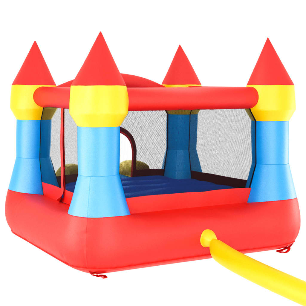 Gonfiabile per Bambini Castello Scivoli 285x600 con Gonfiatore Pompa