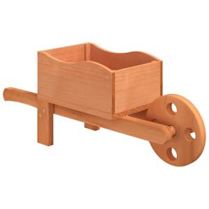 Truhlíky ve tvaru kolečka 2 ks 47 x 15 x 19 cm masivní jedle - obrázek 4