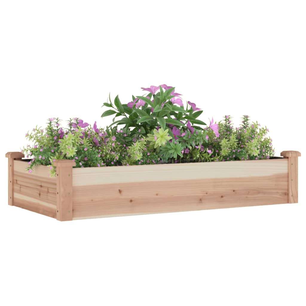 Thumbnail - vidaXL Hochbeet mit Einsatz 120x60x25 cm Massivholz Tanne