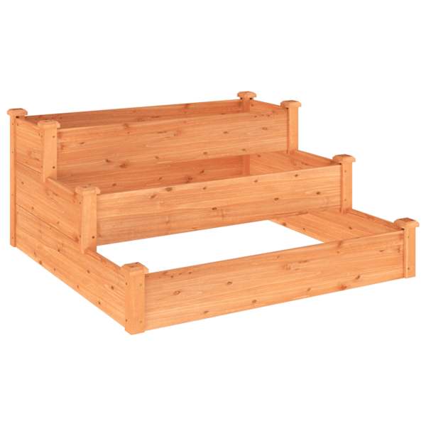 vidaXL aia taimelava, pruun, 120 x 120 x 56 cm, nulupuit