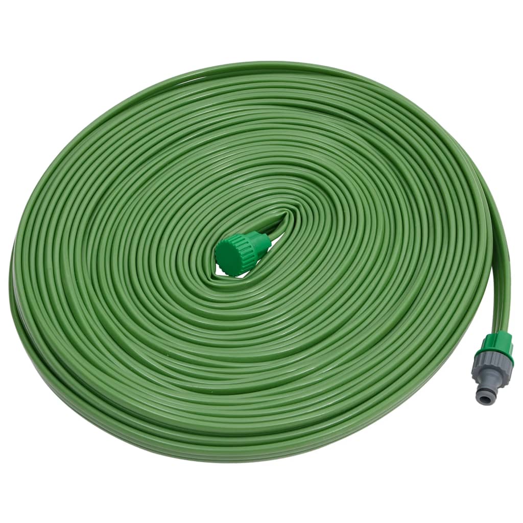 Furtun pentru stropit cu 3 tuburi, verde, 15 m, PVC