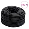 vidaXL h&uuml;briid &otilde;huvoolik, must, 0,6" 100 m, kumm ja PVC