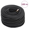 vidaXL h&uuml;briid &otilde;huvoolik, must, 0,6" 100 m, kumm ja PVC
