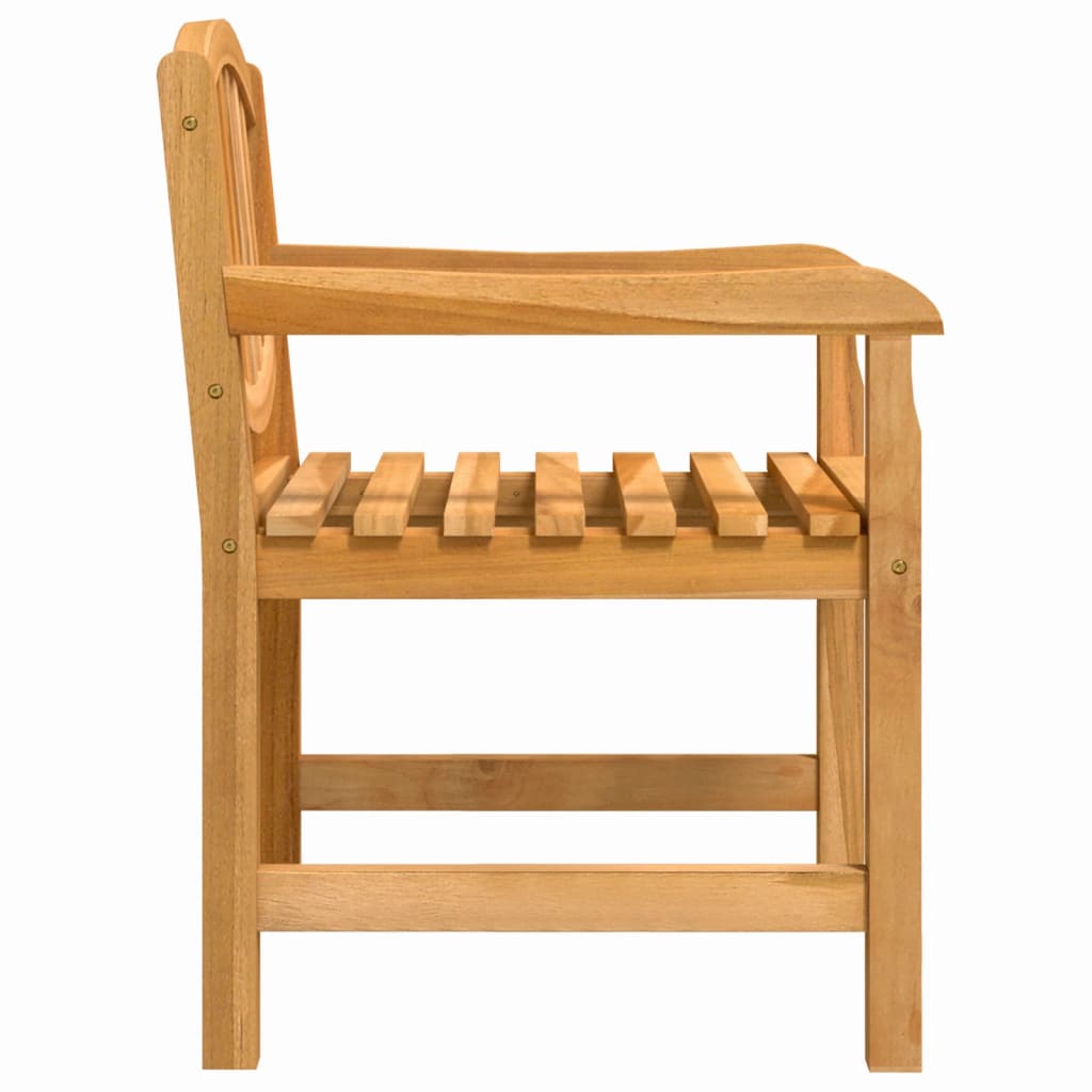  Záhradné stoličky 2 ks 58x59x88 cm tíkové masívne drevo