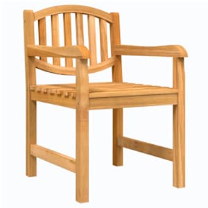 vidaXL Καρέκλες Κήπου 2 τεμ. 58 x 59 x 88 εκ. από Μασίφ Ξύλο Teak