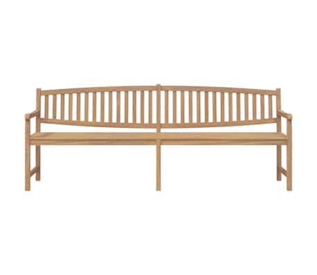 vidaXL Garden Bench 228x59.5x90 cm Solid Teak Wood