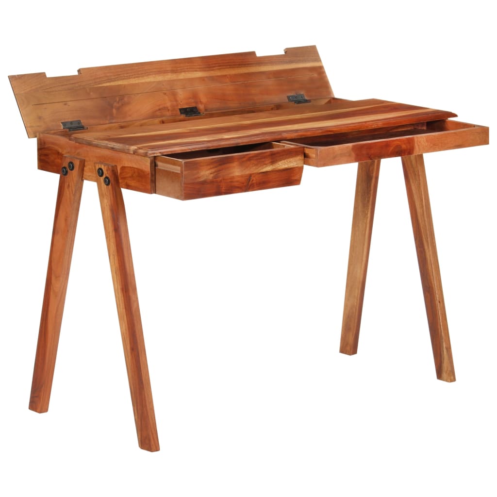 Thumbnail - vidaXL Schreibtisch mit Schublade 110x50x77 cm Massivholz Akazie