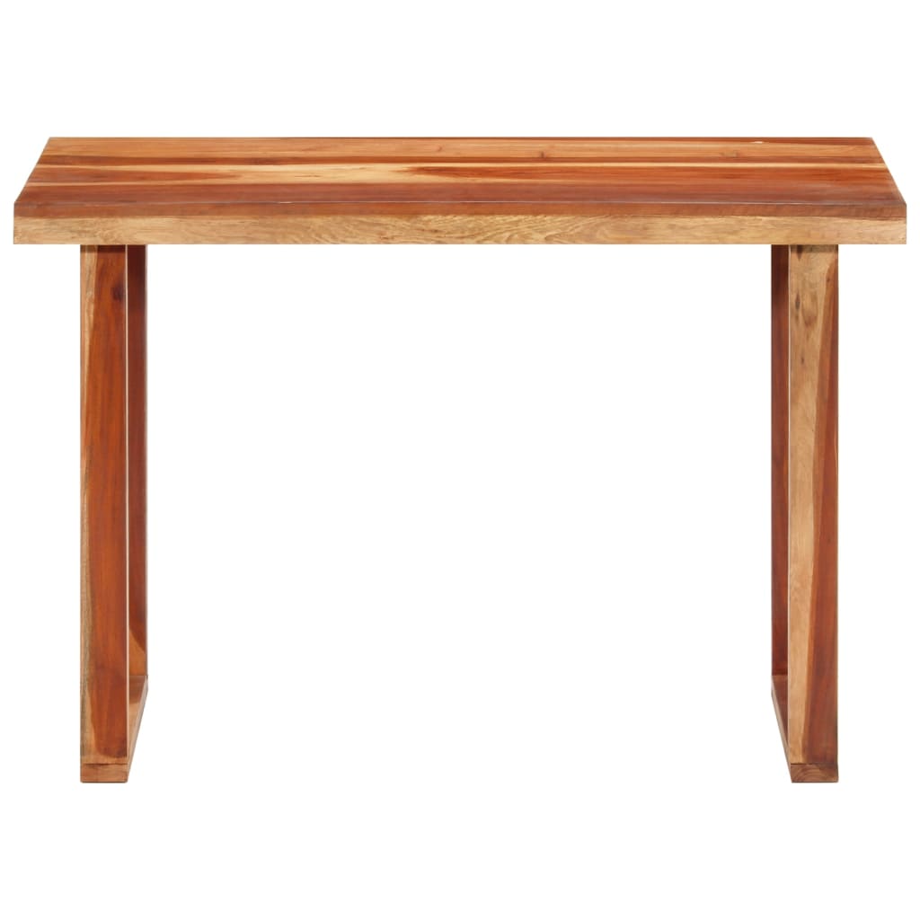 vidaXL Mesa de jantar 110x50x76 cm madeira de acácia maciça