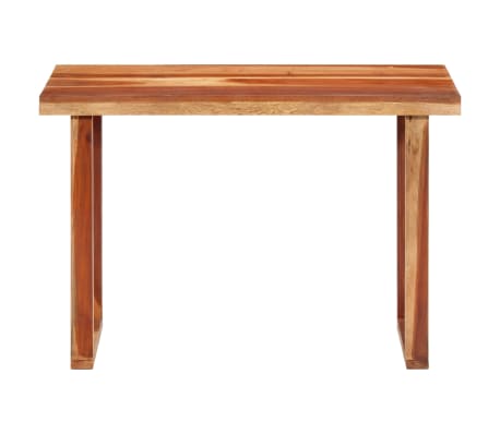 vidaXL Mesa de jantar 110x50x76 cm madeira de acácia maciça