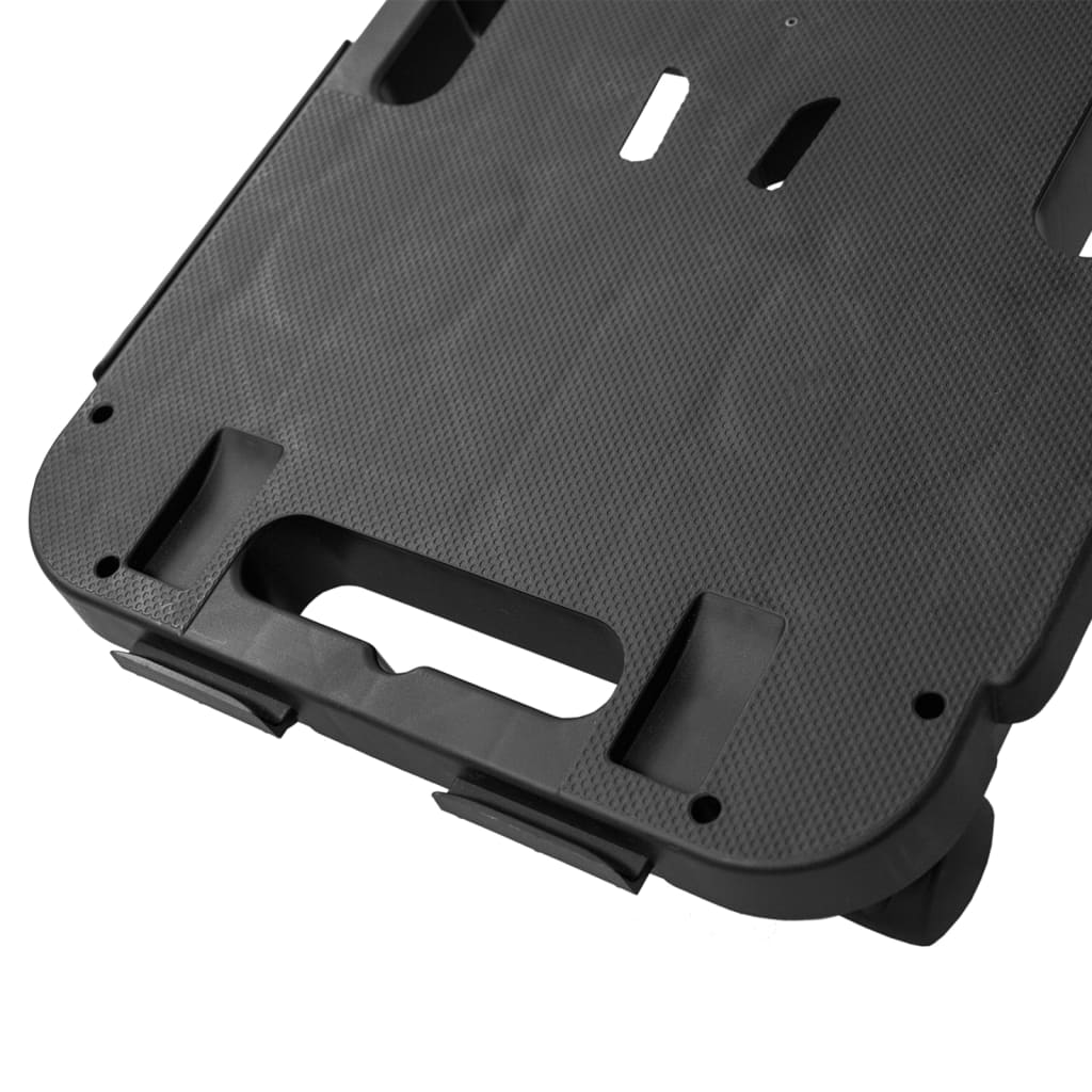 fekete polipropilén szállítókocsi 200 kg