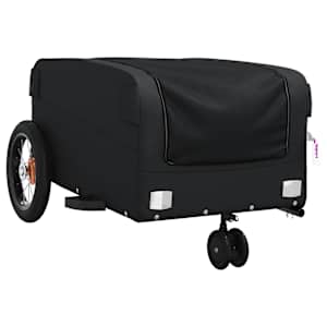 Vozík za kolo černý 30 kg železo - obrázek 4