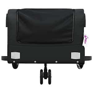 Vozík za kolo černý 30 kg železo - obrázek 6