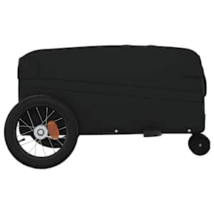 Vozík za kolo černý 30 kg železo - obrázek 7