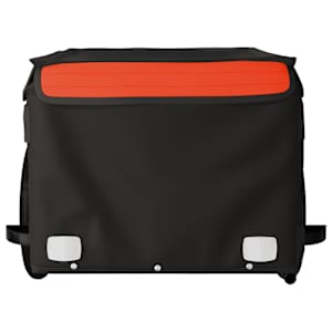 Vozík za kolo černý a oranžový 30 kg železo - obrázek 6