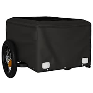 Vozík za kolo černý a modrý 30 kg železo - obrázek 5