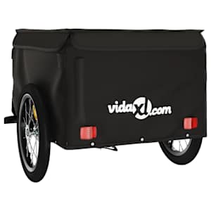 Vozík za kolo černý 45 kg železo - obrázek 7