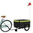 Fietstrailer 30 kg ijzer zwart