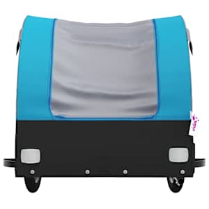 Vozík za kolo černý a modrý 30 kg železo - obrázek 6