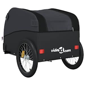 Vozík za kolo černý 45 kg železo - obrázek 8