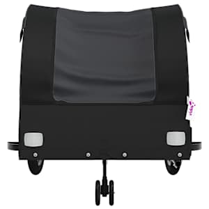 Vozík za kolo černý 45 kg železo - obrázek 6