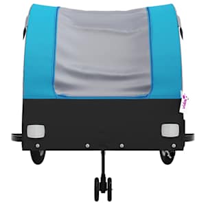Vozík za kolo černý a modrý 45 kg železo - obrázek 6