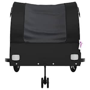 Vozík za kolo černý 45 kg železo - obrázek 6