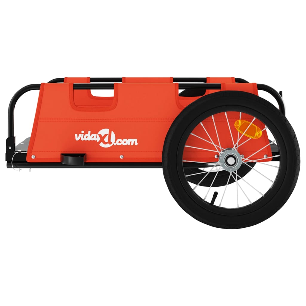  Príves na bicykel oranžový oxfordská látka a železo