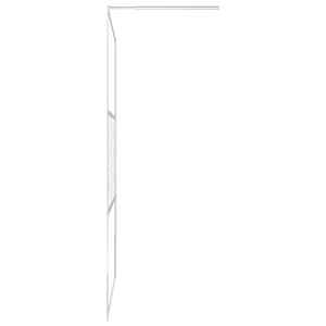 Zástěna do průchozí sprchy s policí chrom 100x195 cm ESG/hliník - obrázek 6