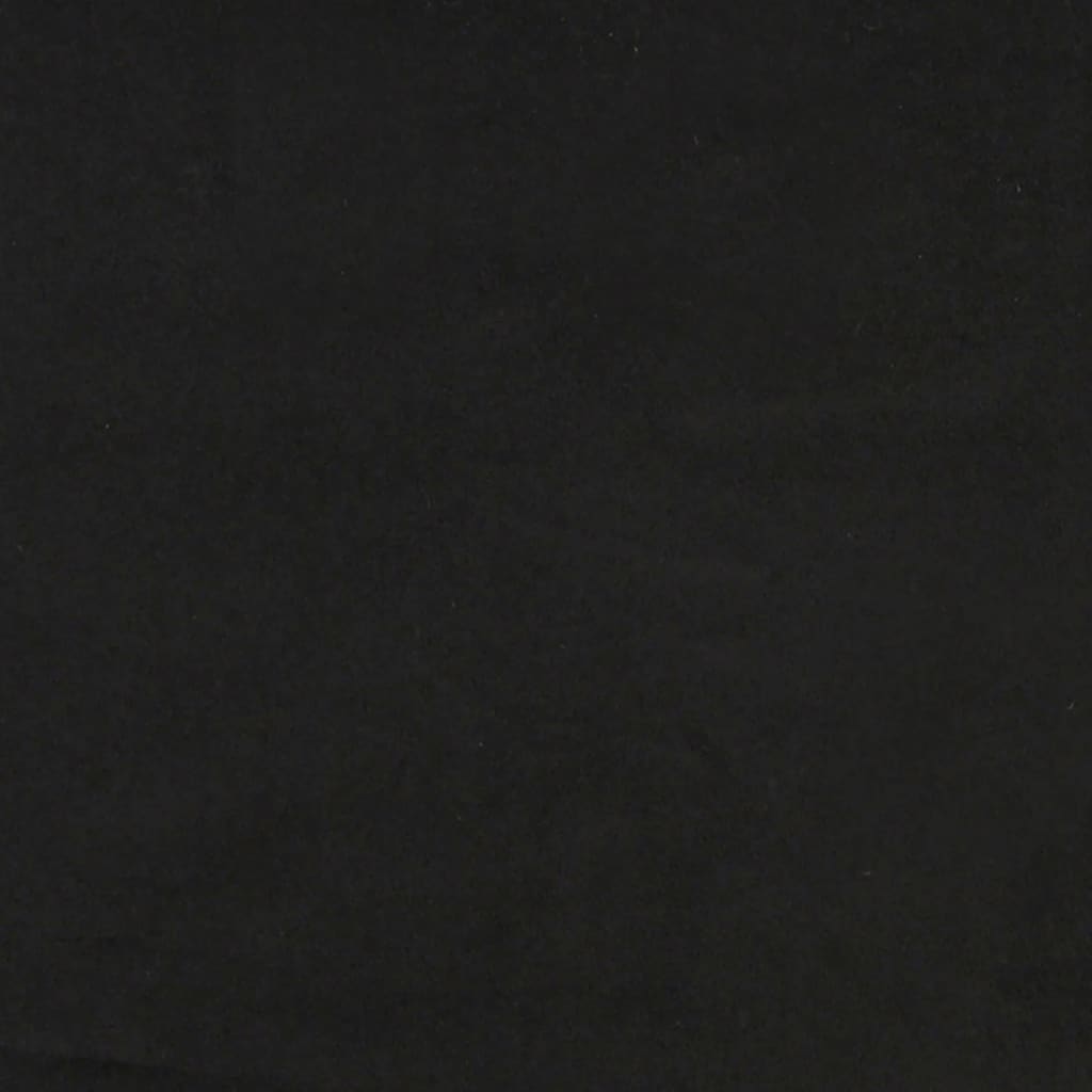 Rozkládací pohovka ve tvaru L černá 271 x 140 x 70 cm samet
