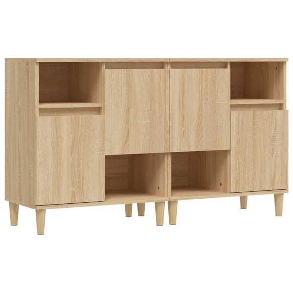 vidaXL puhvetkapid 2 tk, Sonoma tamm, 60 x 35 x 70 cm, tehispuit