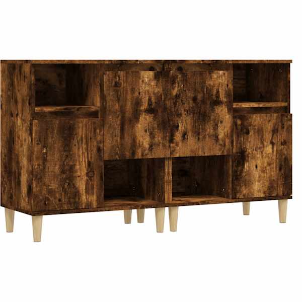 vidaXL puhvetkapid 2 tk, suitsutatud tamm, 60 x 35 x 70 cm, tehispuit