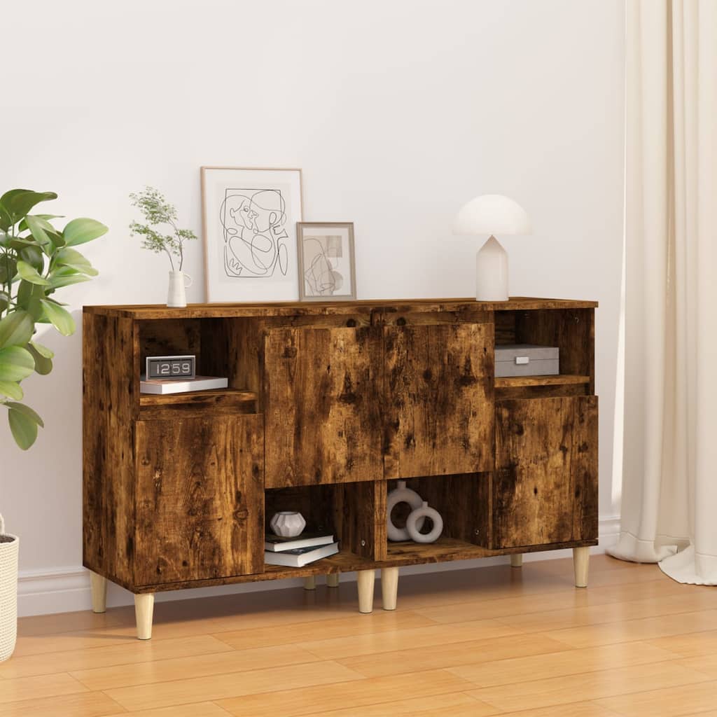 Skraut Home - Credenza Sala da Pranzo, Mobili Ausiliari Buffet WIND 1  porta, 3 cassetti, Struttura colore