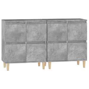 Příborníky 2 ks betonově šedé 60 x 35 x 70 cm kompozitní dřevo - obrázek 6