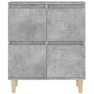 Příborníky 2 ks betonově šedé 60 x 35 x 70 cm kompozitní dřevo - obrázek 8