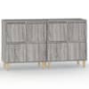 vidaXL puhvetkapid 2 tk, hall Sonoma tamm, 60 x 35 x 70 cm, tehispuit
