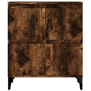 Příborníky 2 ks kouřový dub 60 x 35 x 70 cm kompozitní dřevo - obrázek 8
