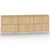 vidaXL puhvetkapid 3 tk, Sonoma tamm, 60 x 35 x 70 cm, tehispuit