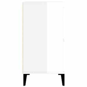 Příborníky 3 ks bílé vysoký lesk 60x35x70 cm kompozitní dřevo - obrázek 9
