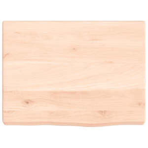 Koupelnová deska 40x30x(2-4) cm neošetřené masivní dřevo - obrázek 3