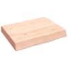 vidaXL vannitoa tasapind, 40 x 30 x (2-6) cm, t&ouml;&ouml;tlemata t&auml;ispuit