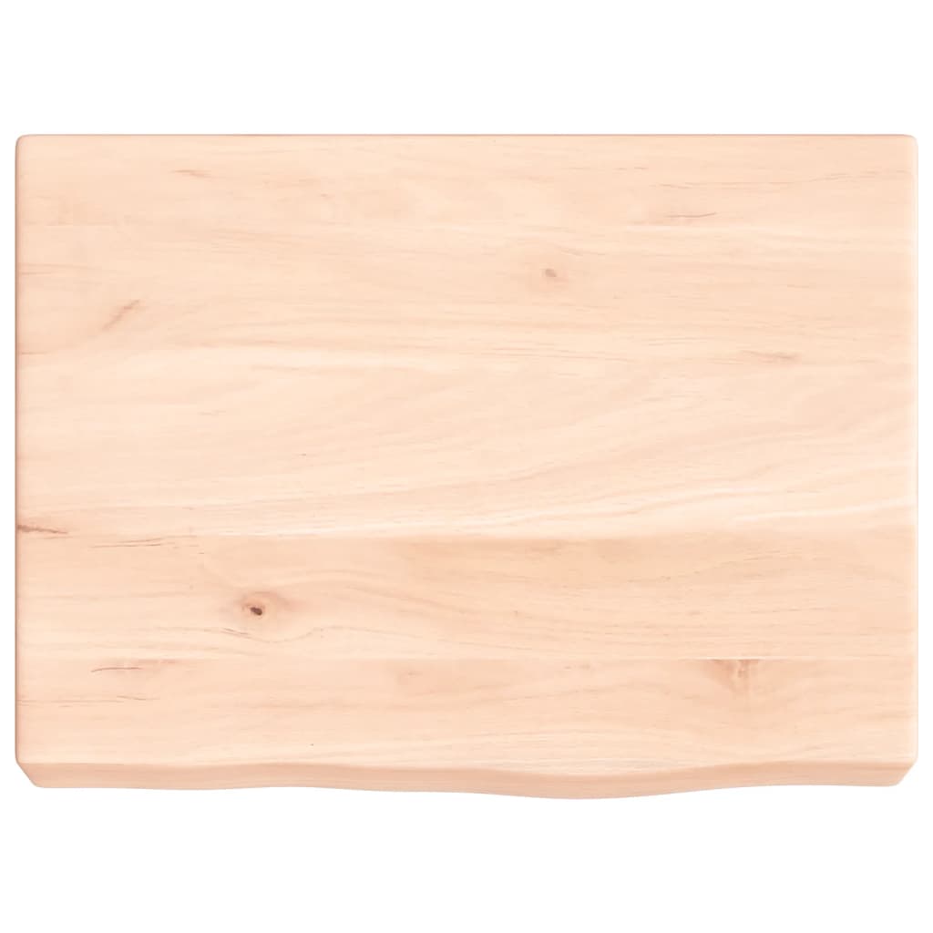 vidaXL Blat de baie, 40x30x(2-6) cm, lemn masiv netratat