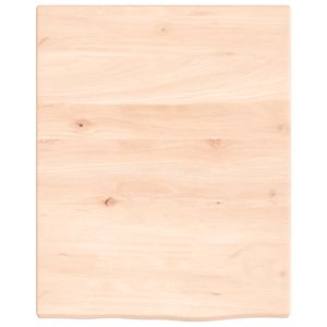 Koupelnová deska 40 x 50 x 2 cm neošetřené masivní dřevo - obrázek 3