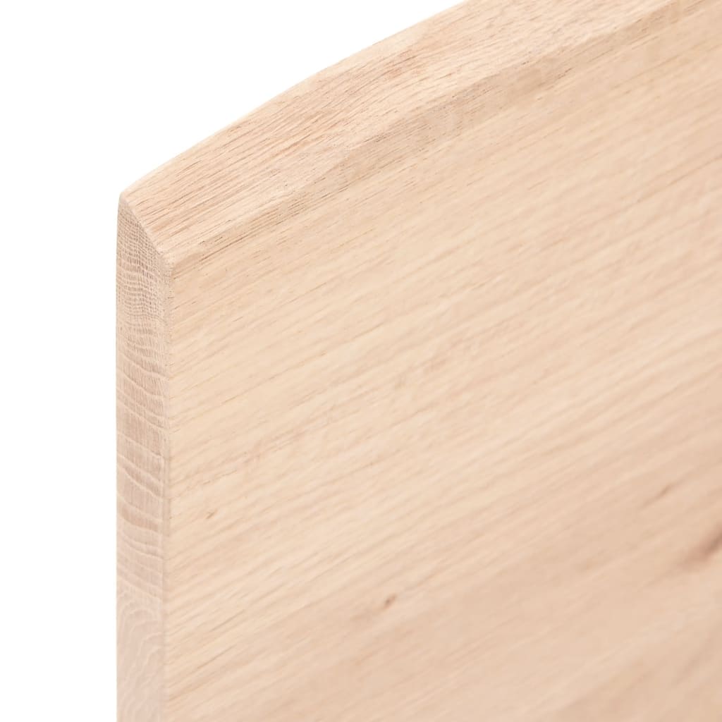 Wastafelblad 40x60x2 cm onbehandeld massief hout