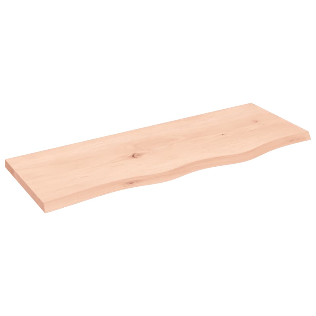 vidaXL KoupelnovĂˇ deska 80 x 30 x 2 cm neoĹˇetĹ™enĂ© masivnĂ­ dĹ™evo